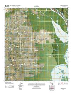 Loreauville 2012 topographic map thumbnail