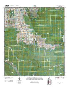 Lower Vacherie 2012 topographic map thumbnail