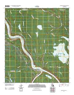 Maringouin NW 2012 topographic map thumbnail