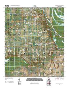 Marksville South 2012 topographic map thumbnail