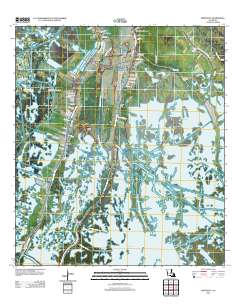 Montegut 2012 topographic map thumbnail