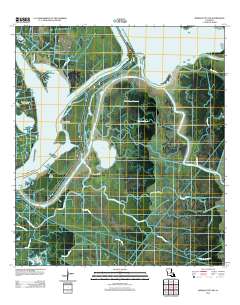 Morgan City SW 2012 topographic map thumbnail