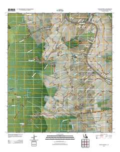 Napoleonville 2012 topographic map thumbnail
