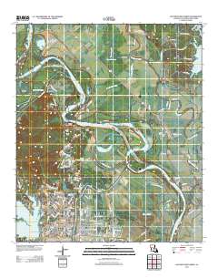Natchitoches North 2012 topographic map thumbnail