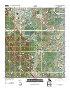 Natchitoches South 2012 topographic map thumbnail