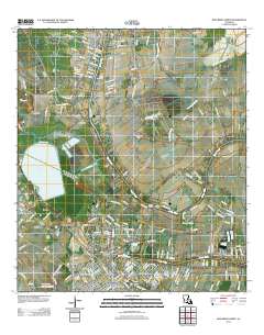 New Iberia North 2012 topographic map thumbnail