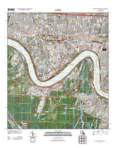 New Orleans West 2012 topographic map thumbnail