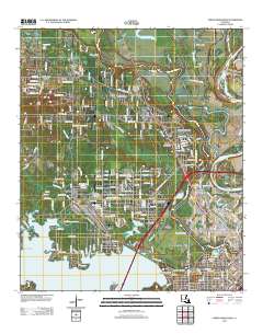 North Highlands 2012 topographic map thumbnail