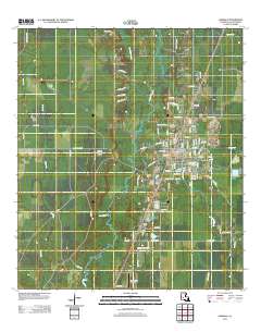 Oakdale 2012 topographic map thumbnail