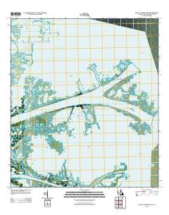 Pass a Loutre East 2012 topographic map thumbnail