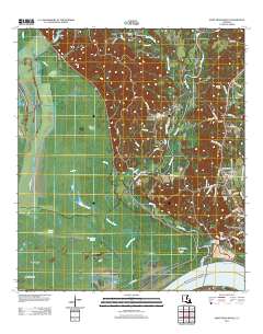 Saint Francisville 2012 topographic map thumbnail