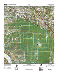 Saint Gabriel 2012 topographic map thumbnail