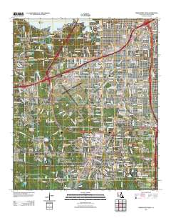 Shreveport West 2012 topographic map thumbnail