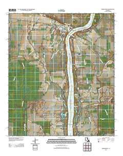 Simmesport 2012 topographic map thumbnail