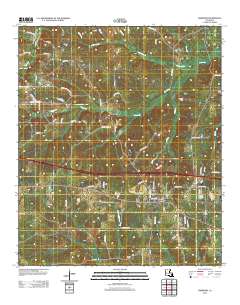 Simsboro 2012 topographic map thumbnail