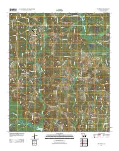Spearsville 2012 topographic map thumbnail