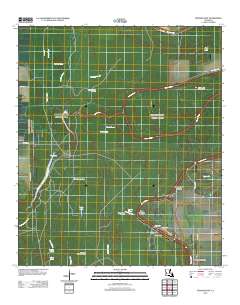 Tensas Bluff 2012 topographic map thumbnail