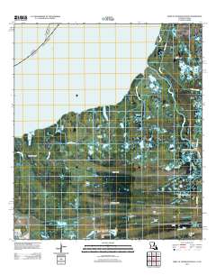 West of Johnson Bayou 2012 topographic map thumbnail