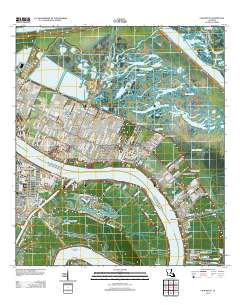Chalmette 2012 topographic map thumbnail