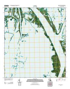 Pilottown 2012 topographic map thumbnail
