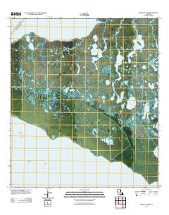 Bayou Lucien 2012 topographic map thumbnail