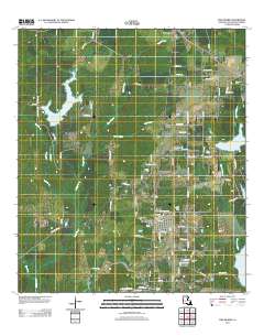 Pine Prairie 2012 topographic map thumbnail