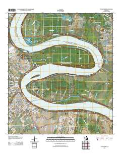 Plaquemine 2012 topographic map thumbnail