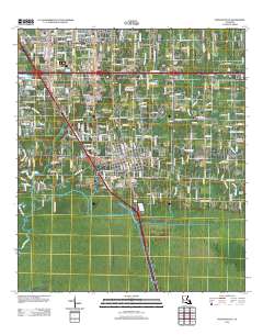 Ponchatoula 2012 topographic map thumbnail