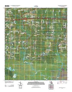 Ponchatoula NE 2012 topographic map thumbnail