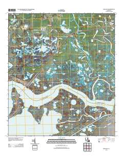 Rigolets 2012 topographic map thumbnail