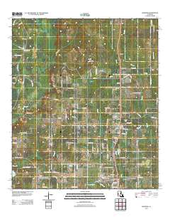Rosepine 2012 topographic map thumbnail