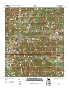 Ruston East 2012 topographic map thumbnail