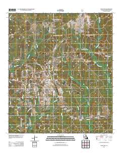 Fort Polk 2012 topographic map thumbnail