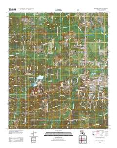 Winnfield West 2012 topographic map thumbnail