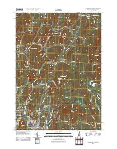 Claremont North 2012 topographic map thumbnail