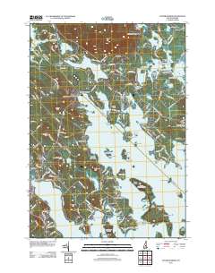 Center Harbor 2012 topographic map thumbnail