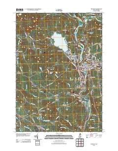 Franklin 2012 topographic map thumbnail