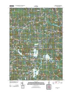 Kingston 2012 topographic map thumbnail