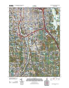 Manchester South 2012 topographic map thumbnail
