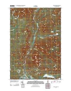 Percy Peaks 2012 topographic map thumbnail