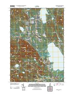 Ossipee Lake 2012 topographic map thumbnail