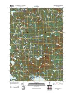 Parker Mountain 2012 topographic map thumbnail