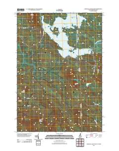 Umbagog Lake South 2012 topographic map thumbnail