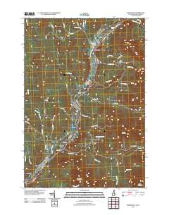Tinkerville 2012 topographic map thumbnail
