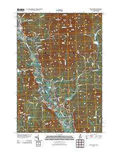 Stratford 2012 topographic map thumbnail