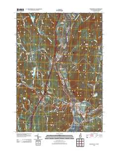 Woodsville 2012 topographic map thumbnail