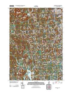 Pinardville 2012 topographic map thumbnail