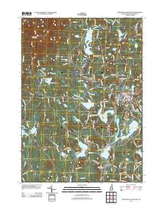 Monadnock Mountain 2012 topographic map thumbnail