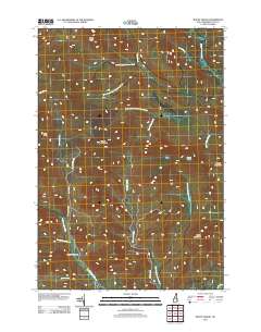 Mount Pisgah 2012 topographic map thumbnail
