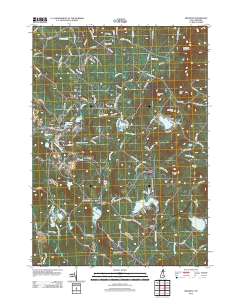 Belmont 2012 topographic map thumbnail